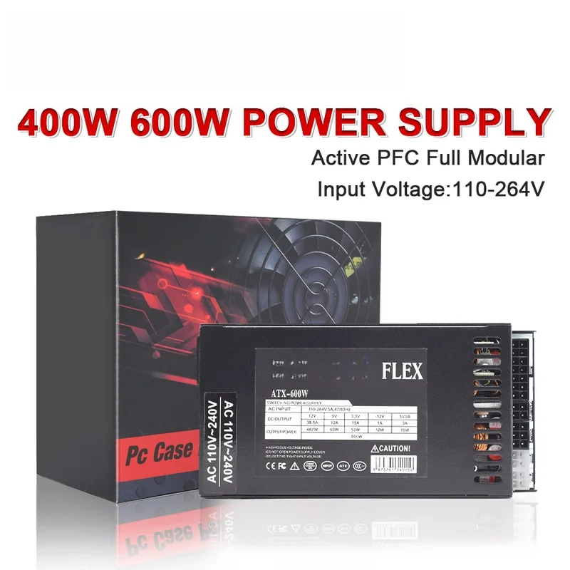 Flex Atx Power Supply 600W 1U - CHJJULONGFENGBAO ATX 400W 600W entièrement modulaire
