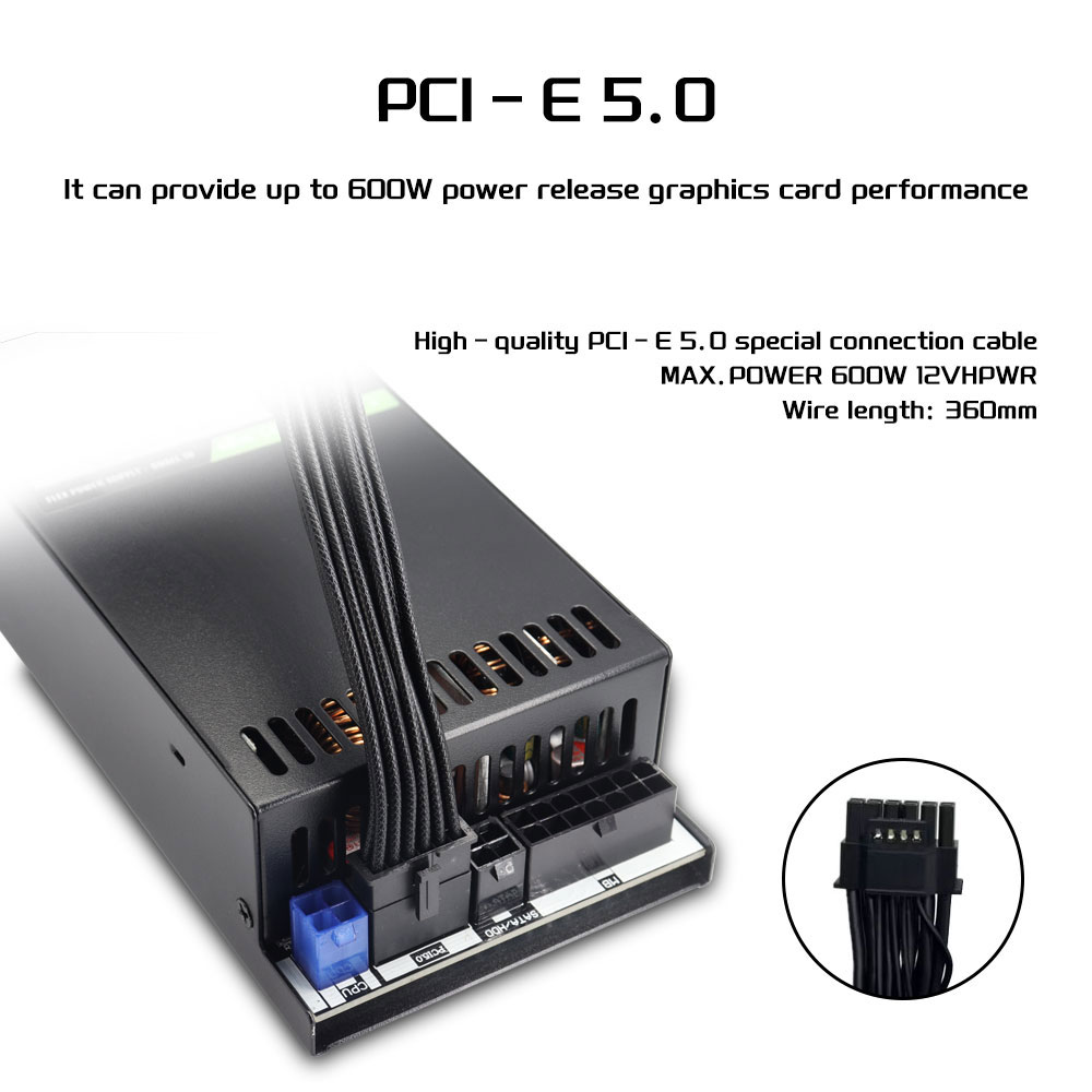 ATX 3.0 PCI-E Gen5 Flex ATX Mo - Flex Atx Power Supply 600W 1U avis et prix