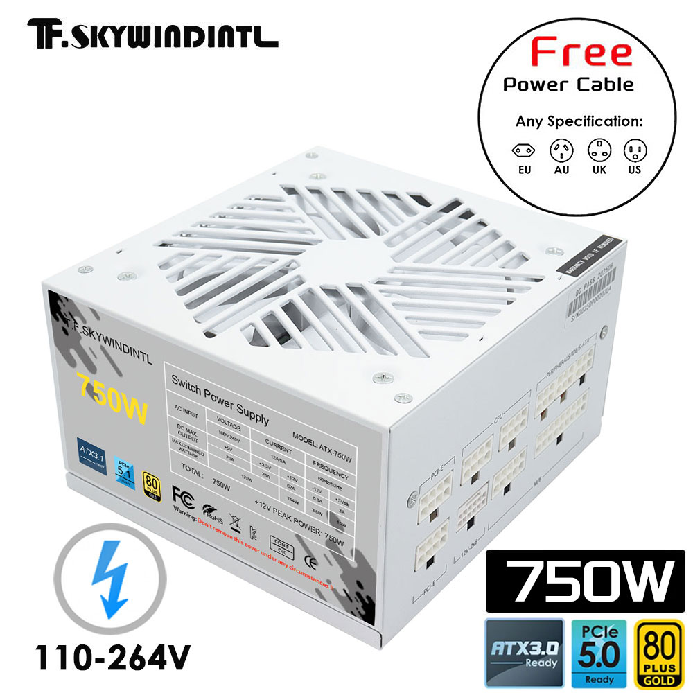 Blanc 750w 850w 1000W 1200W Wa - 1000W White Modular Power Supply avis et prix